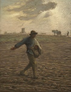 Siewca, ok.1865 autorstwa Jean Francois Millet