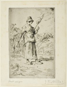 Spinner autorstwa Jean Francois Millet
