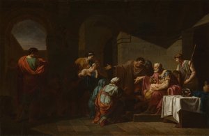 Belizariusz otrzymuje gościnność od chłopa, 1779