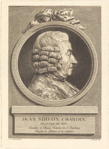 Jean Baptiste Simeon Chardin autorstwa Jean Francois Rousseau