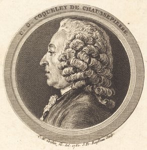 Charles-Georges Coqueley de Chaussepierre autorstwa Jean Francois Rousseau after Charles Nicolas Cochin II