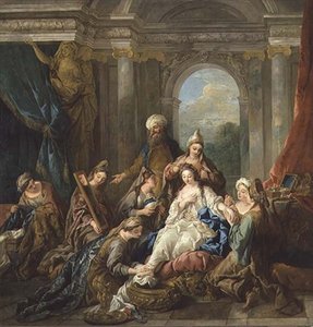 Toaleta Estery autorstwa Jean François de Troy