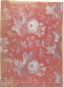Projekt dla wzorzystego jedwabiu, ca. 1780-1825 . autorstwa Jean François Bony.