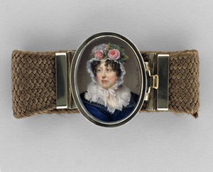 Bransoletka z Portretem Lady Susan Murray autorstwa Jean-François Gérard Fontallard