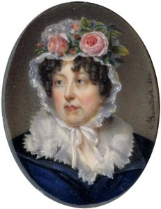 Bransoletka z portretem Lady Susan Murray autorstwa Jean-François Gérard Fontallard