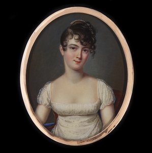 Portret Madame Récamier, ur. Julie Bernard 1777-1849, ok. 1805 r. autorstwa Jean-François Gérard Fontallard