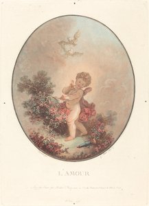 kocham autorstwa Jean François Janinet after Jean Honoré Fragonard