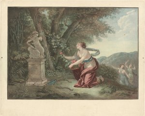 Ofiarowanie miłości autorstwa Jean François Janinet after Jean Jacques Lagrenée II