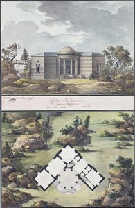 Pawilon w ogrodzie angielskim, 1795