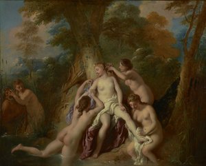 Diana i jej nimfy w kąpieli, 1722-4