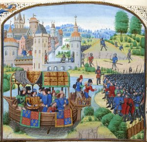 Jean Froissart, Kroniki, 154v, 12148 btv1b8438605hf336, zbiór