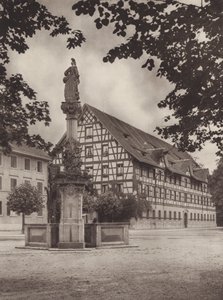 Szwajcaria: Winterthur, Stare Koszary (zdjęcie czarno-białe)
