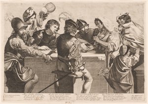Wróżka autorstwa Jean Ganière after Valentin de Boullogne