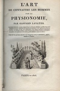 Fizjonomia - Fizjonomia - Frontyspis ""Sztuka poznawania ludzi poprzez fizjonomię"" Johanna Gaspara Lavatera (1741-1801) - 1806 autorstwa Jean Gaspard Lavater