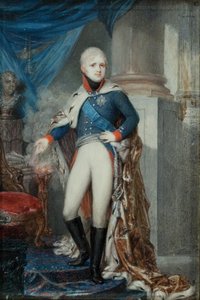Portret cesarza Aleksandra I 1777-1825, początek XIX wieku autorstwa Jean Gerin