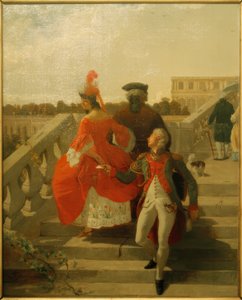 Saint-Lambert u. dHoudetot autorstwa Jean Francois Gigoux