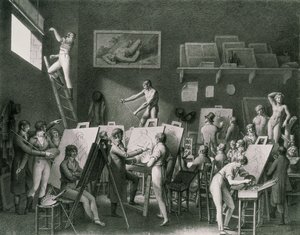 Studio Jacquesa Louisa Davida (1748-1825) autorstwa Jean Henri Cless