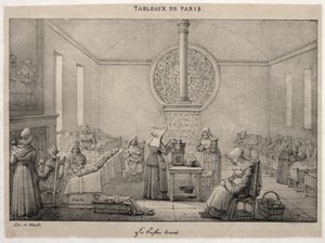 Sceny Paryża: Szpital Foundling