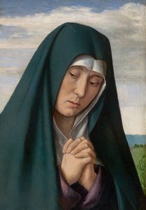 Fragment Chrystusa niosącego krzyż: Opłakująca Dziewica, 150005.