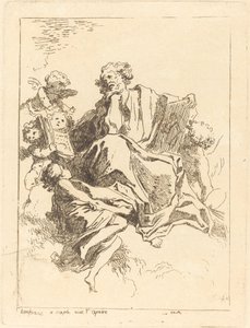 Święty Łukasz autorstwa Jean Honoré Fragonard after Giovanni Lanfranco