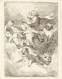 Święty Marek autorstwa Jean Honoré Fragonard after Giovanni Lanfranco