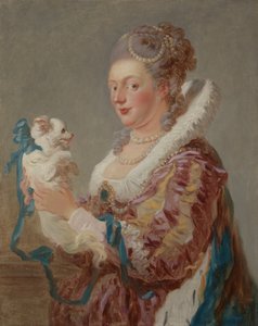 Kobieta z psem, ca. 1769. autorstwa Jean Honore Fragonard