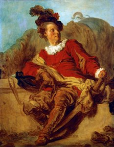 Opat Saint-Non, ubrany po hiszpańsku – Jean Honore Fragonard (1732-1806) autorstwa Jean Honore Fragonard