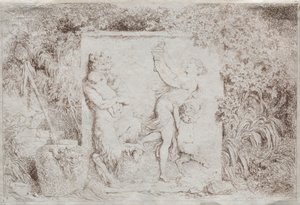 bachchanal autorstwa Jean Honore Fragonard