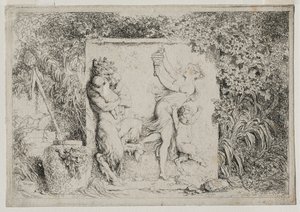 Bacchanless: Taniec setera autorstwa Jean Honore Fragonard