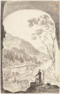 Cava Napoli, 1700 lub 1800. autorstwa Jean Honore Fragonard