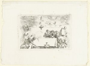 Uczniowie w Emaus autorstwa Jean Honore Fragonard