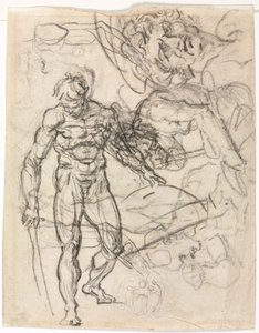 Studia postaci (verso) autorstwa Jean Honore Fragonard