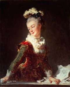Portret Marie Madeleine Guimard, pierwszej tancerki opery, ok. 1769 (olej na płótnie) autorstwa Jean Honore Fragonard