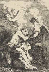 Święty Hieronim, c.1761-65 autorstwa Jean Honore Fragonard