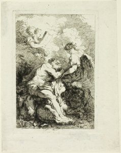 St. Jerome autorstwa Jean Honore Fragonard