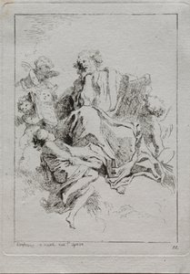 św. Łukasza. autorstwa Jean Honore Fragonard