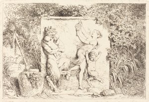 Taniec satyrów autorstwa Jean Honore Fragonard
