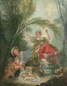 Huśtawka autorstwa Jean Honore Fragonard