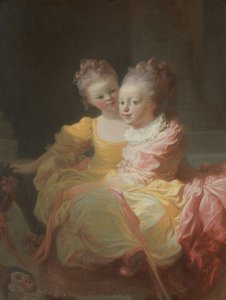 Dwie siostry, ca. 1769-70. autorstwa Jean Honore Fragonard