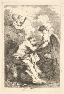 Wizja św. Hieronima, ca. 1761-65. autorstwa Jean Honore Fragonard