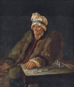 Portret Woltera (olej na płótnie)