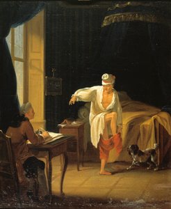 Voltaire wstaje w Ferney, ok. 1772 r.