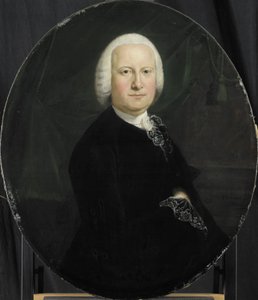 Portret Adriaana du Bois, dyrektora Izby Rotterdamskiej Holenderskiej Kompanii Wschodnioindyjskiej, wybranego 1742 autorstwa Jean Humbert