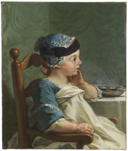 Chłopiec na dziecięcym krześle, 1736 autorstwa Jean II Restout