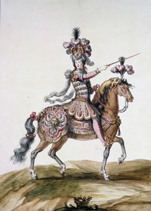 „Jeździec z mieczem”, projekt kostiumu dla „Le Carrousel des Gallants Maures”