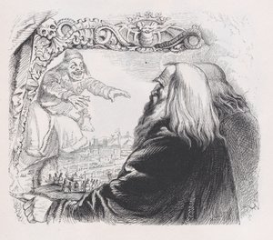 Nieskończenie mały z Dzieł wszystkich Bérangera, 1836.. autorstwa Jean Ignace Isidore Gérard