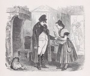 Wspomnienia ludzi z Dzieł wszystkich Bérangera, 1836. autorstwa Jean Ignace Isidore Gérard