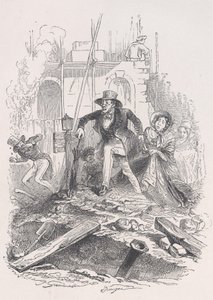 Paryżanin może nie tylko zaangażować się w ćwiczenie wzmacniające, ale zyskuje bezpieczeństwo..., 1843. autorstwa Jean Ignace Isidore Gérard