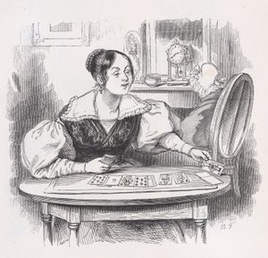 Karty z Dzieł wszystkich Bérangera, 1836. autorstwa Jean Ignace Isidore Gérard