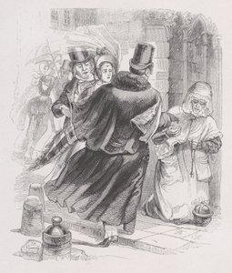 Biedna kobieta z Dzieł wszystkich Bérangera, 1836. autorstwa Jean Ignace Isidore Gérard